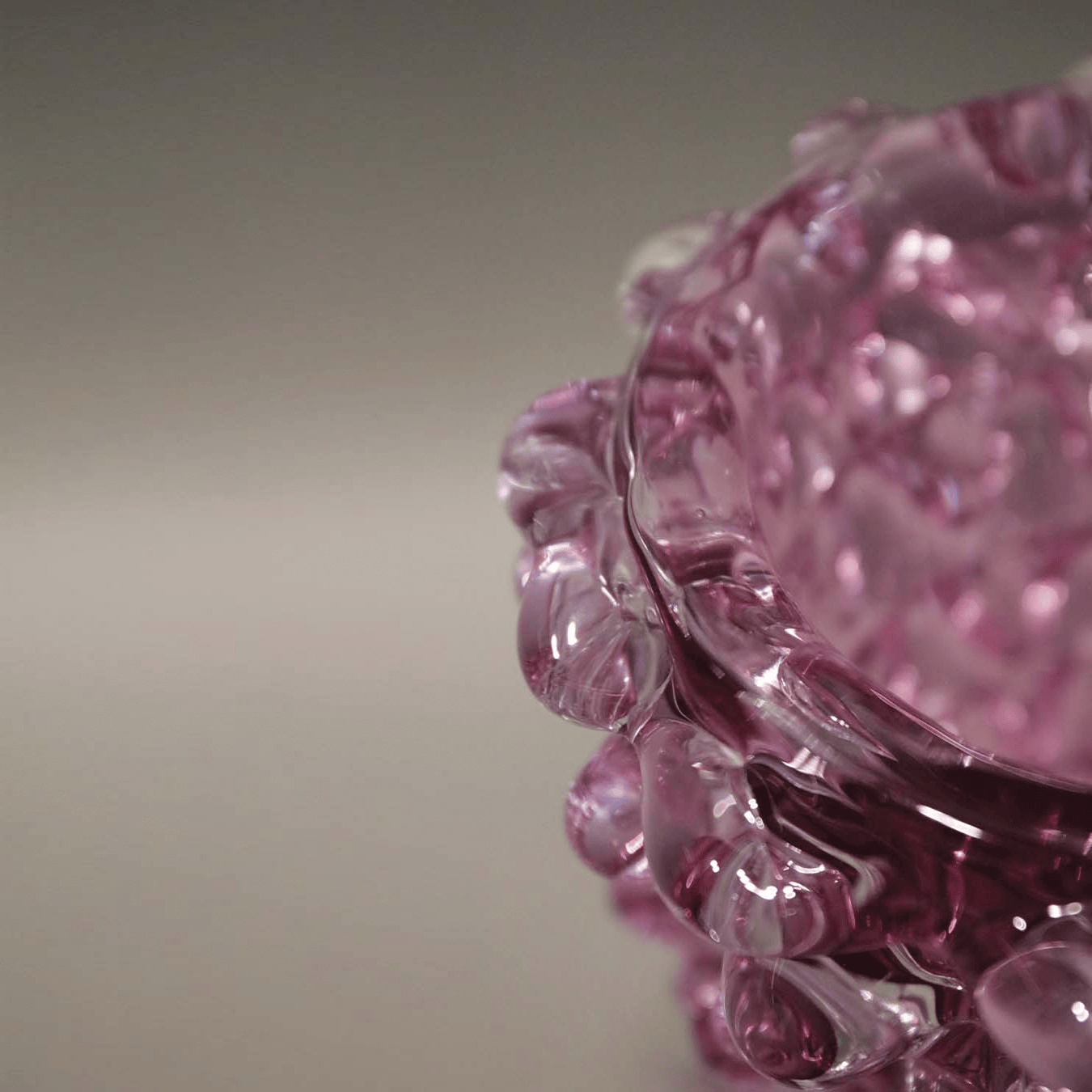 Murano 大型 ムラノ 金彩 ピンク ライン 水差し オブジェ Murano 大型 ムラノ 金彩 ピンク ライン 水差し オブジェ 美術品